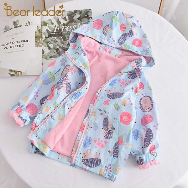

bear leader kids autumn new thin clothing kids long sleeve print cartoon hoodied coats children fashion outerwear casual jackets, Blue;gray