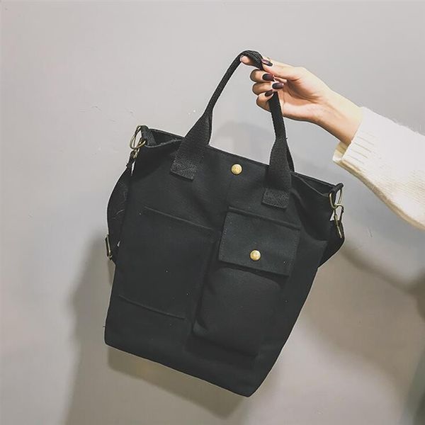 

2020 новая мода высокого качества большой емкости сумки повседневные холст all-match малый свежее изысканный женщин сумки