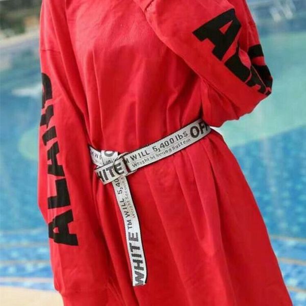 

tj-tingjun yellow embroidery canvas personalized letter belt versatile fashion double-ring buckle wide girdle for ladies 001, Black;brown