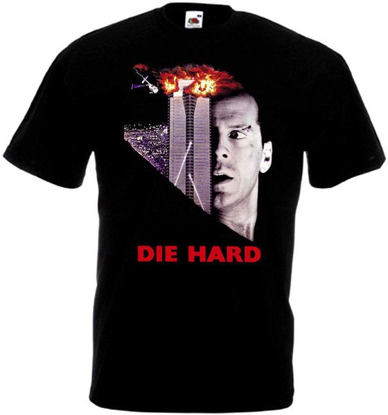 

die hard 1 t shirt black movie poster all sizes s-3xl summer short sleeves t-shirt fashion o-neck stylish
