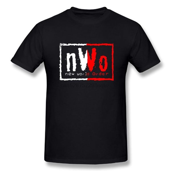 

edongquwe mens vintage t-shirt nwo logo black
