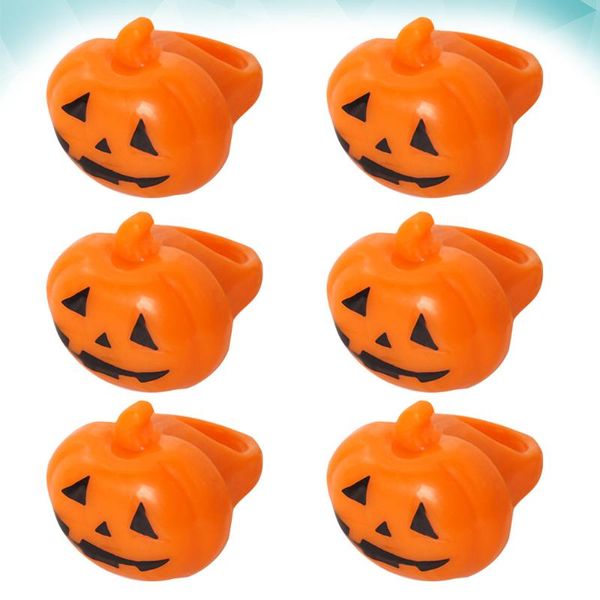 

6pcs ring pumpkin funny fashion good quality creative finger rings for friend family kids