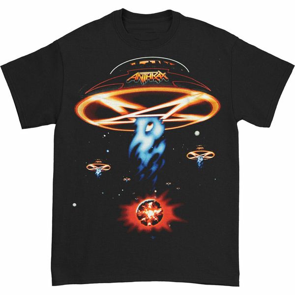

anthrax men's anthems smoking t-shirt black christmas gifts tee shirt