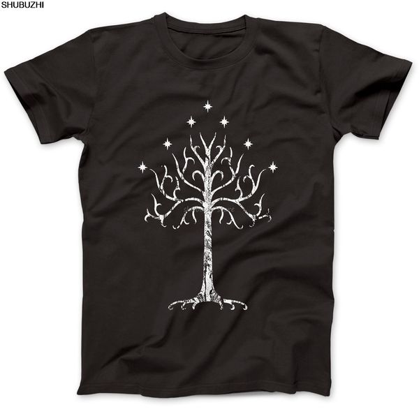 

white tree of gondor tolkien t-shirt 100% premium cotton mordor middle earth sbz1054