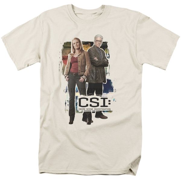 

csi tv show back to back catherine willows d.b. russell t-shirt all sizes
