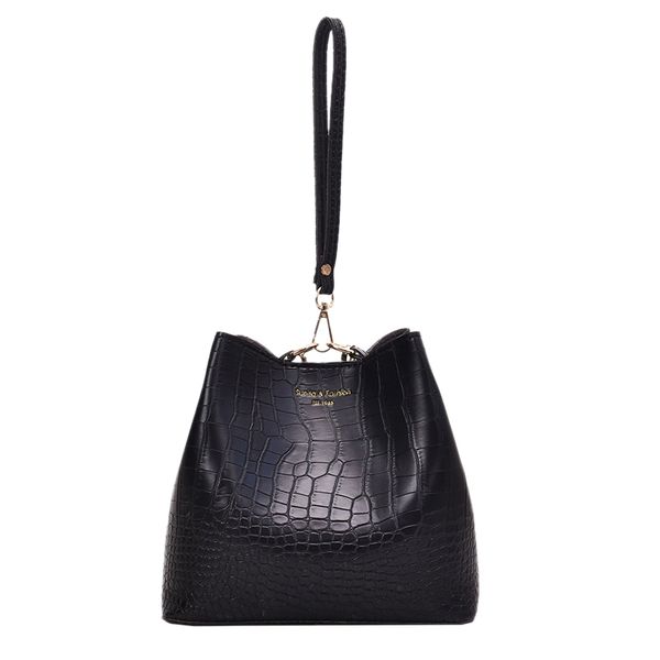 

auau-ladies handbag crocodile bucket bag wild leather shoulder messenger bag ladies handbag