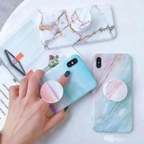 

with bracket marble soft tpu case for iphone xs max xr x 8 7 6 fashion luxury 32 design stone rock night sky starry cover grip ring holder