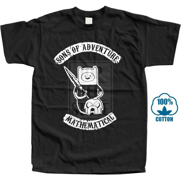 

sons of adventure anarchy mathematical jake finn black cotton t shirt f9834