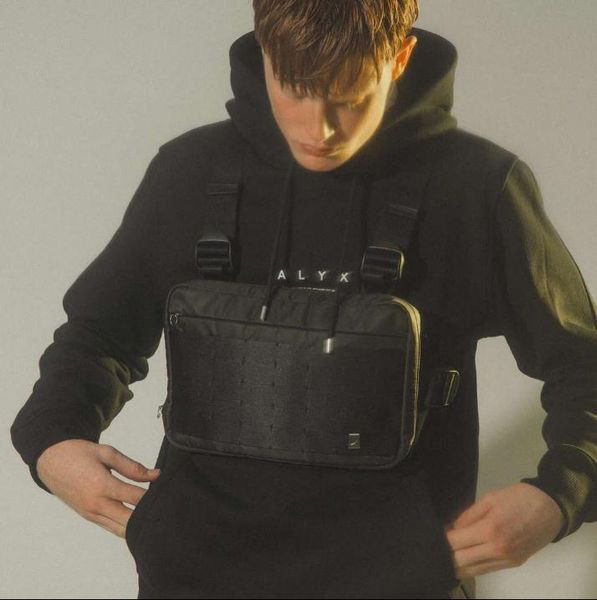 

quality fashion alyx chest rig hip hop streetwear functional tactical chest bag cross shoulder bag kanye west
