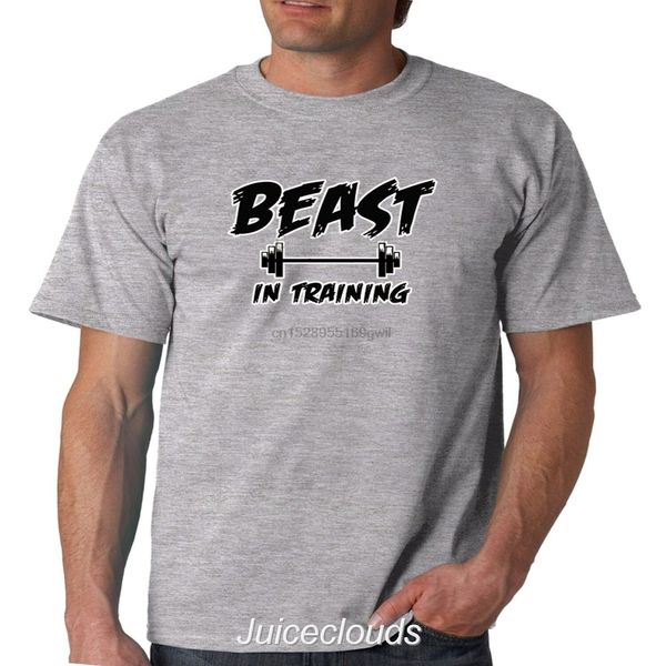 

зверь в тренировочном смешной tee workout ens футболка gym диета muscle tshirt
