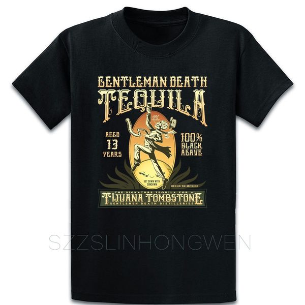 

gentleman death tequila t shirt normal cute new style tee shirt homme summer o neck designer shirt