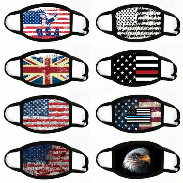 

outdoor sports mexican american usa national flag magic protective mask fashion cyclings masks for riding#385, Black