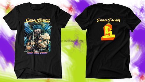 

vtg suicidal tendencies join the army t shirt reprint limited