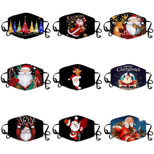 

hnew product tie-dye digital printing insect repellent mask multifunctional holiday mask magic headscarf#767, Black