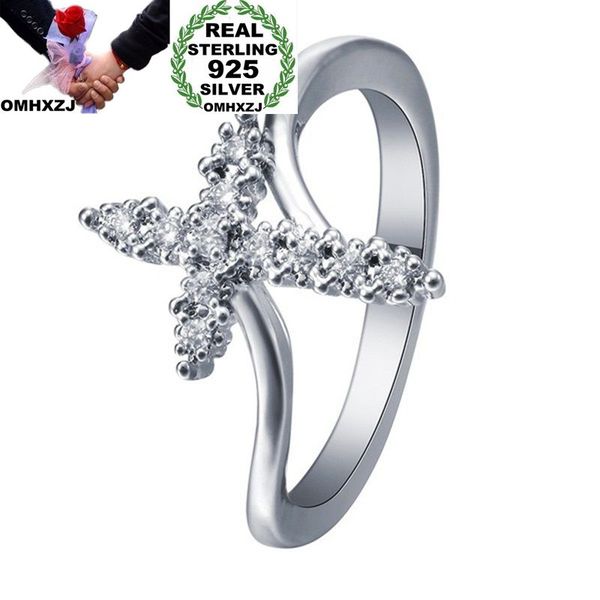 

cluster rings omhxzj wholesale european fashion woman man party wedding gift cross zircon 925 sterling silver 18kt yellow gold ring rr359, Golden;silver