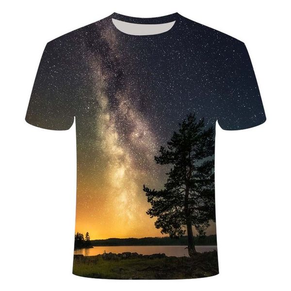 

men anime palm tree beach 3d print shirts hentai humor horror men clothing