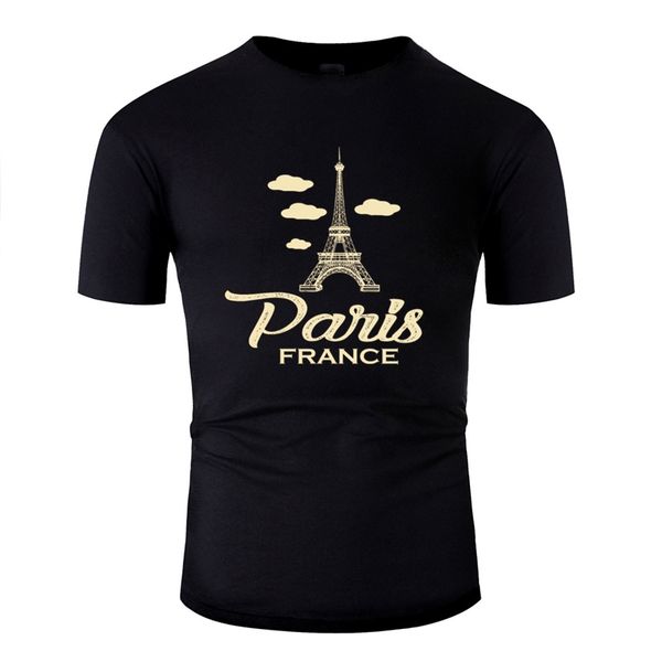 

knitted paris france men t shirt round collar short sleeve humor mens t shirts hiphop