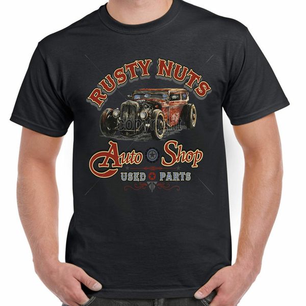 

od 58 mens rod t shirt rat garage vintage clothing v8 dad car gift 55(1
