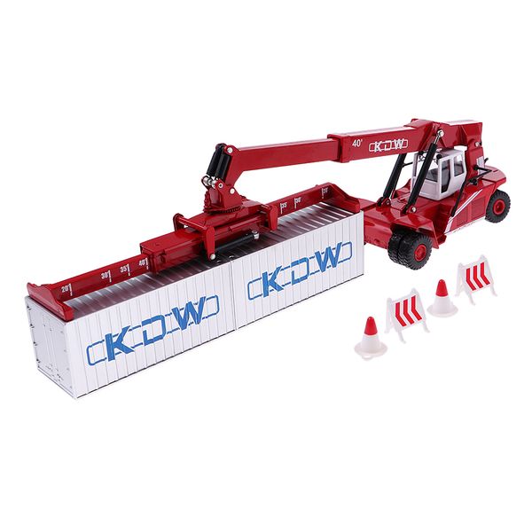 

1/50 scale mechanical suspension crane truck model toy for landscape build