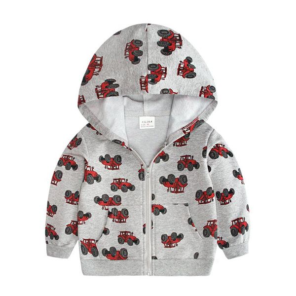 

zwy255 kids clothes boy girls jackets children hooded zipper windbreaker baby fashion cartoon print coat baby waterproof hoodies, Blue;gray