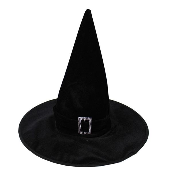 

halloween party hat witch witch hat yarn print pumpkin black pointed sale c