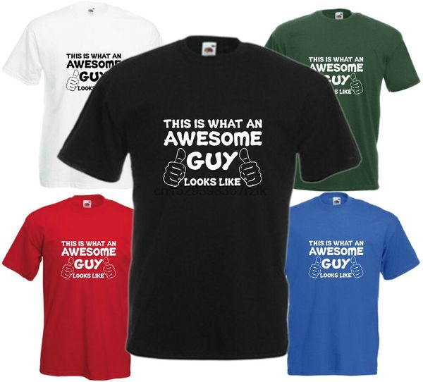 

awesome guy t shirt fathers day gift xmas present cool birthday tee funny friend