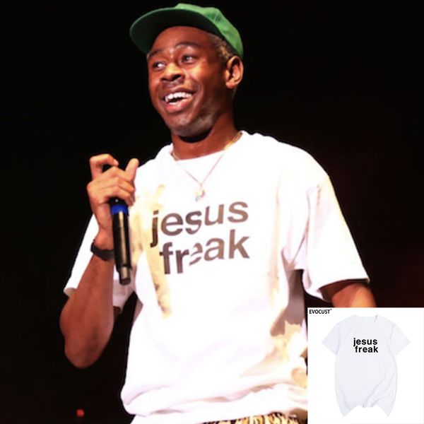 

jesus freak golf wang tyler the creator hip hop cherry bomb skate t-shirt cotton men t shirt new tee tshirt womens