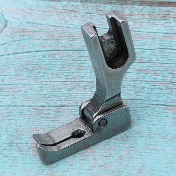 

1pc steel - right side hinged raising presser foot with guide for stitch #12463hr, Black