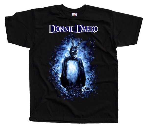 

donnie darko v2, movie poster, jake gyllenhaal dtg t-shirt black all sizes s-3xl funny clothing casual short sleeve t shirts