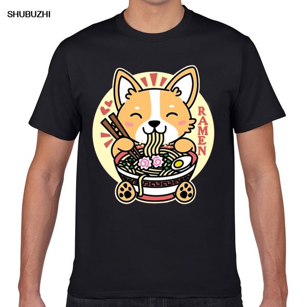 

топы t shirt men марочные японский рамэн аниме собака лапшой каваи vogue vintage geek печати мужской tshirt xxx
