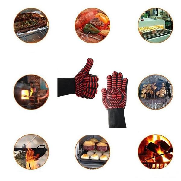 

new 500 celsius heat resistant gloves great for oven bbq baking cooking mitts in insulated silicone bbq gloves kitchen tastry tools