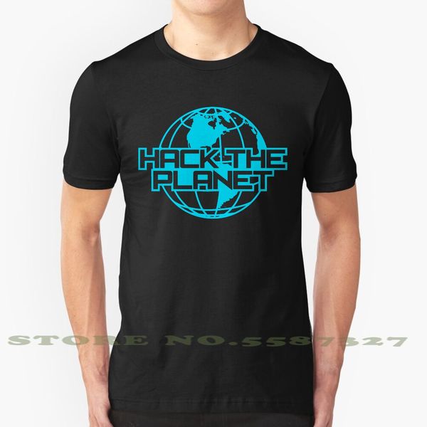 

hack the planet black white tshirt for men women hack planet hackers 1995 nineties nintendo computers programming angelina