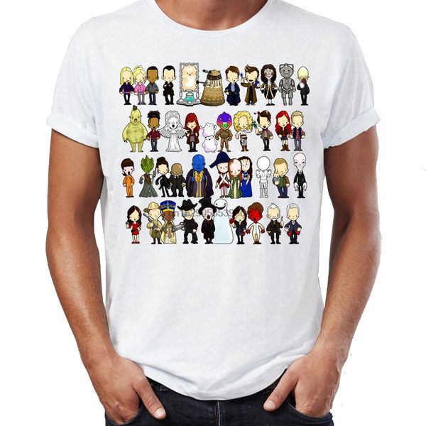 

men t shirt doctor who villain encounters a trip through ages awesome artwork printed tee short sleeve tee shirt ing
