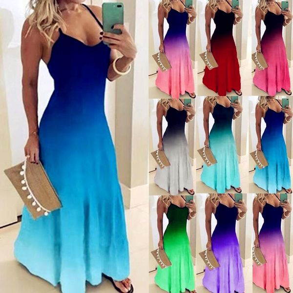 

women casual loose strap dress colors summer boho bow camis bemaxi plus sizes big large dresses robe femme kg-581, Black;gray