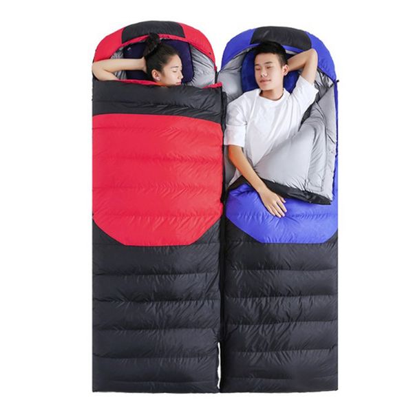 

outdoor folding envelope sleeping bags quilt camping waterproof warm blanket mat