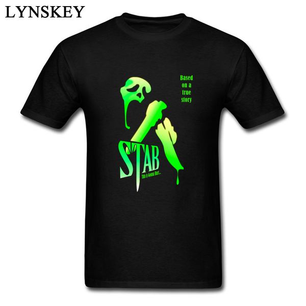 

фильм ужасов футболки для мужчин мода 100% хлопок mens tops t shirt stab крик фильма череп 3d печати прохладный футболки