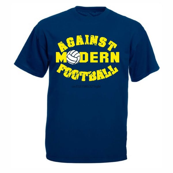 

against modern football t-shirt fan ultra terrace supporter suit fashion men street wear classic funny casual tee shirts