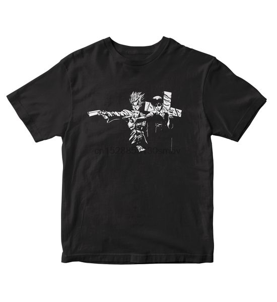 

2020 funny vash estampida trigun mangatrigun fiction manga anime t shirt a163 tee