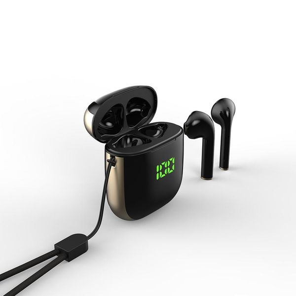 

ukkuer tws bluetooth 5.0 earphones led display mini earbuds qi wireless charging box binaural hd call earbuds ipx5 waterproof