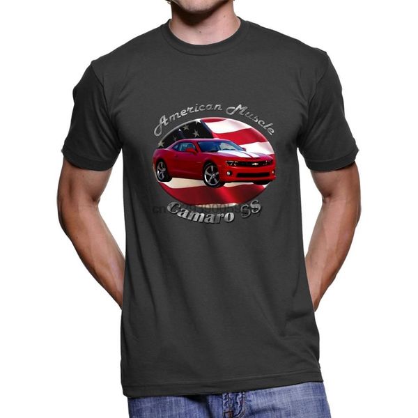 

chevy camaro ss american muscle men dark t shirt