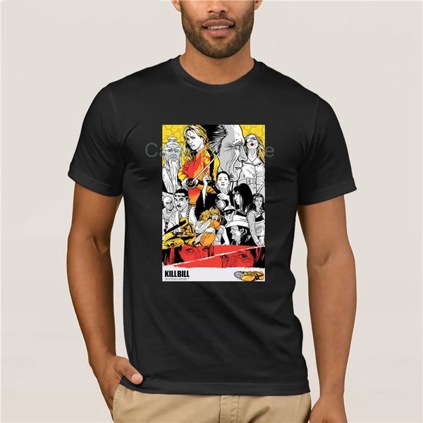 

kill bill quentin tarantino art t shirt cotton lycra fashion brand t shirt men new high quality