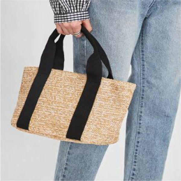 

women handbag bags totes beach straw woven summer rattan basket bag retro lady rattan basket shoulder bag purse handbag