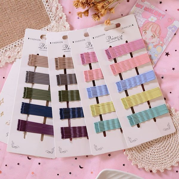 

40pcs girls hair clips candy color hair pin children hairpin princess accessories baby girl clips set hot, Slivery;white