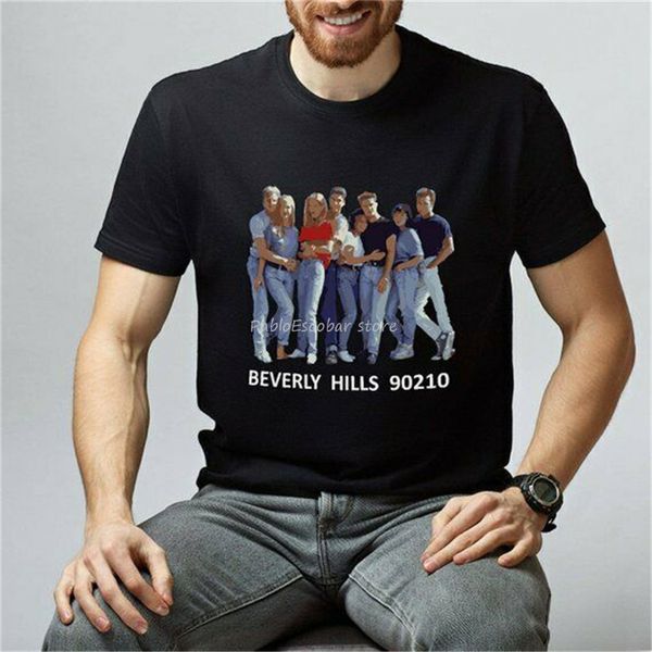 

beverly hills 90210 tshirt 90s clothing tumblr t-shirt vintage shirt tee retro o neck tee shirt male brand tshirt