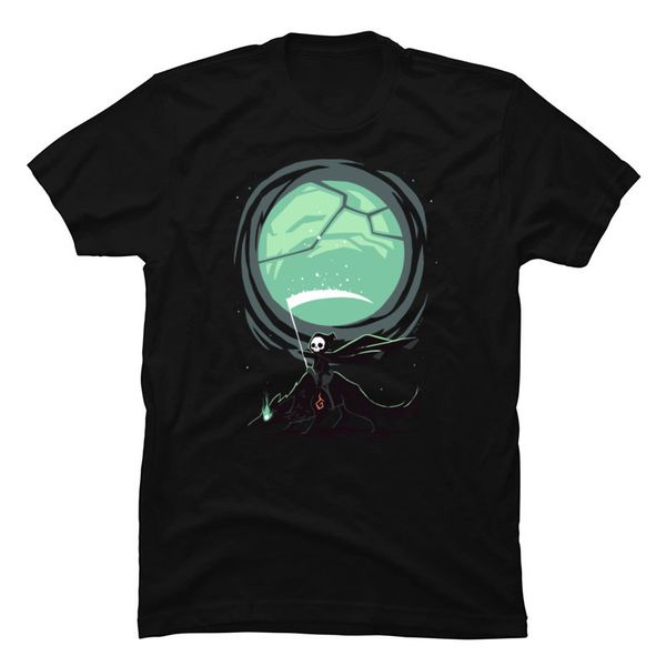 

2019 little reaper summer t-shirts nightmare before christmas crewneck 100% cotton fabric men tees short sleeve