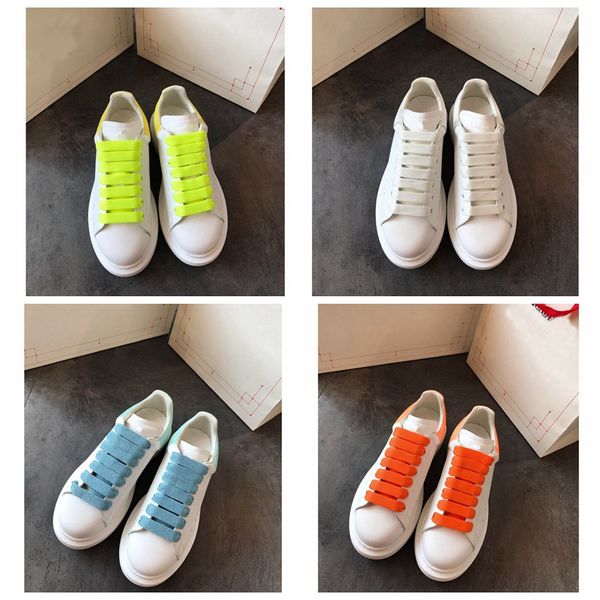 

new season glow casual shoes fashion womens mens leather lace up gray black blue red velet platform oversized sole sneakers 35-44