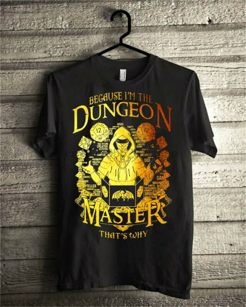

because i'm the dm that's why dungeons & dragon shirt black size s-3xl