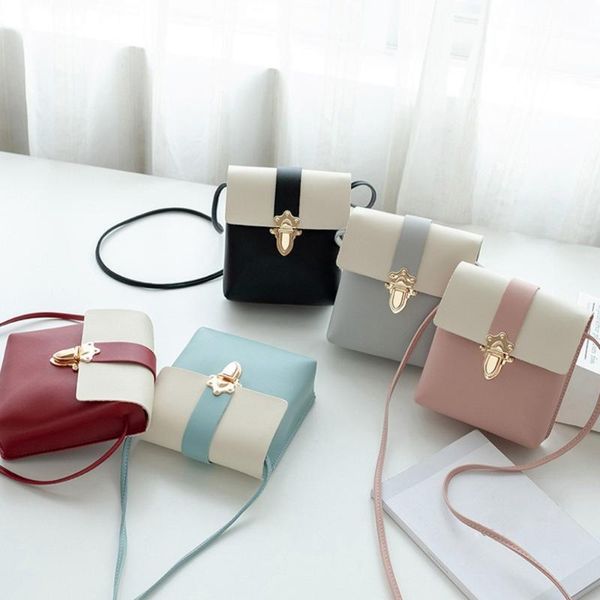 

2020 fashion for women solid zipper shoulder bag crossbody bag messenger phone coin small korean cross-body bags handbag