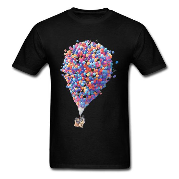 

balloon dream t-shirt 2019 men's short sleeve crewneck t shirt 100% cotton mens europe clothing shirt t shirts