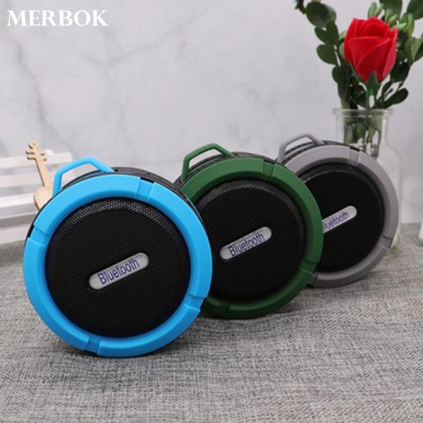 

outdoor sports mini portable three-proof bluetooth speaker with sucker hook cycling wireless subwoofer tf card mp3 speaker